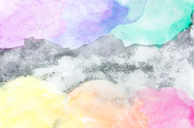Colorful watercolor brush stroke graphic abstract background