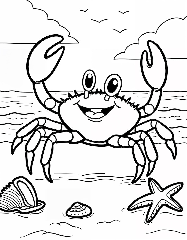 Free Photo coloring book illustration design
