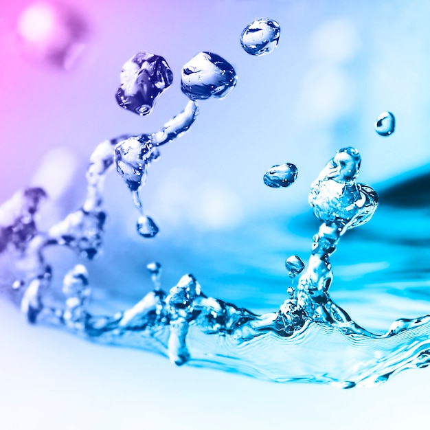 Coloured waterdrops background