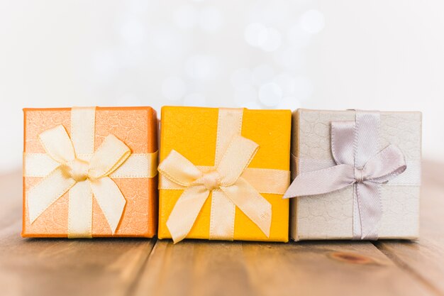 Colourful decorative gift boxes