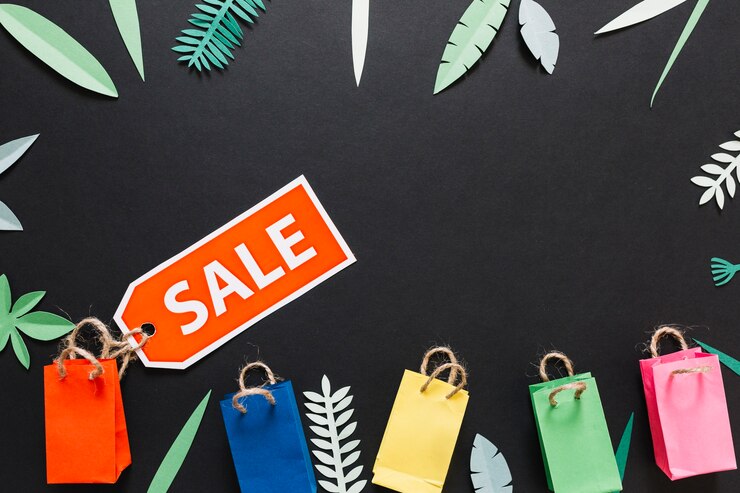 Free Photo colourful packets with tag