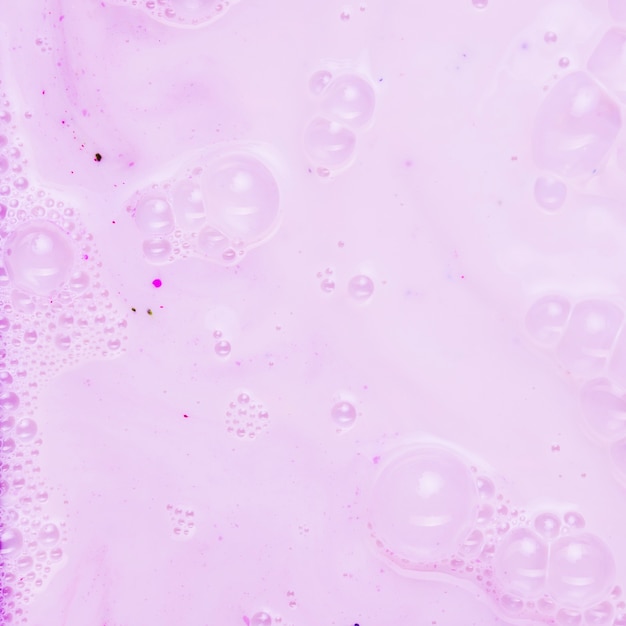 Colourful pink painted water