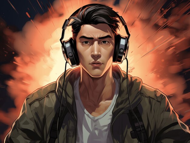 comic book everyday lifestyle scene