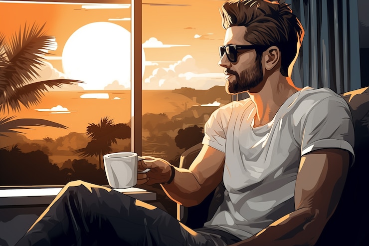 Free Photo comic book lifestyle scene illustration