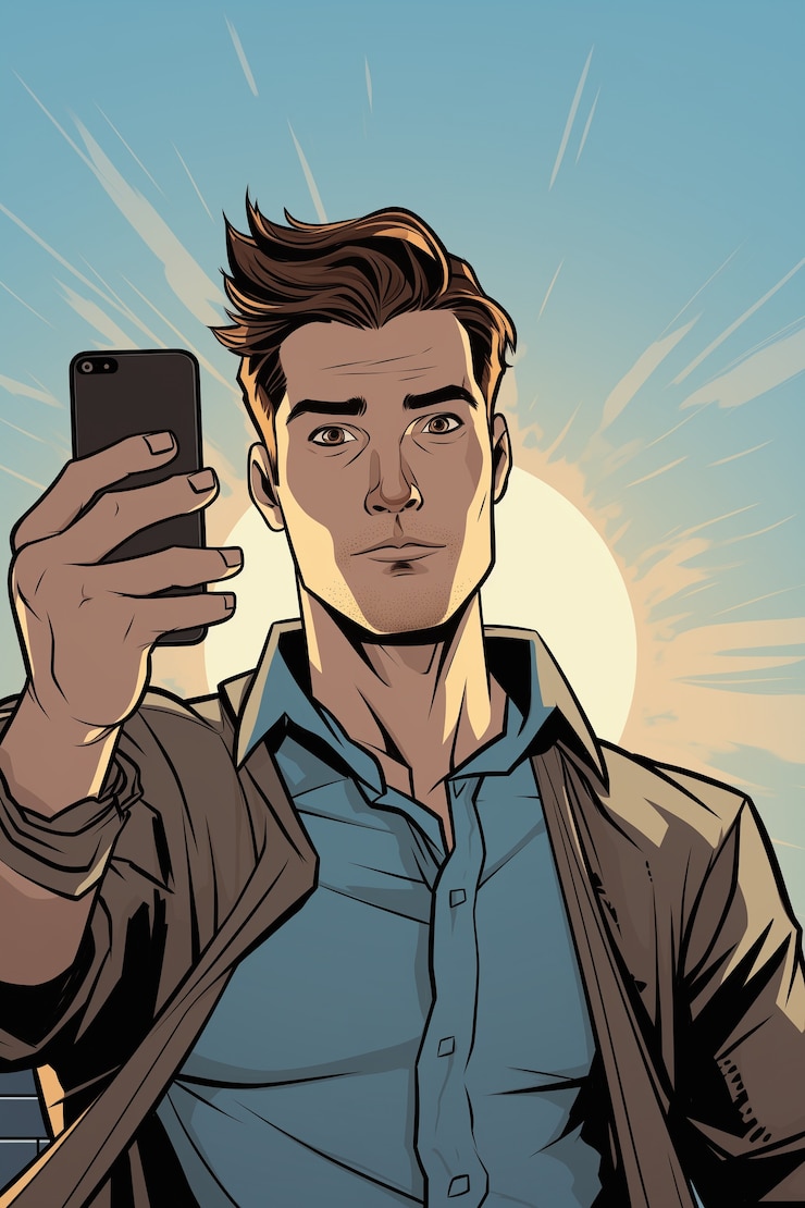 Free Photo comic book lifestyle scene illustration