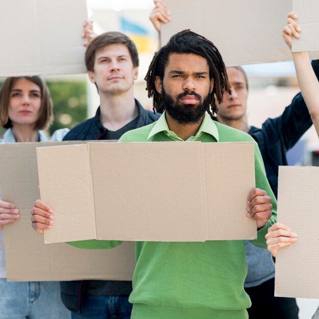 community of people black lives matter concept