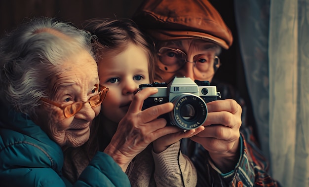 Il sostegno della comunità e la gentilezza delle persone raffigurate in una scena in stile cinematografico.