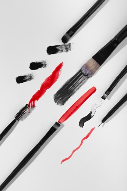 comparison of different types of brush strokes