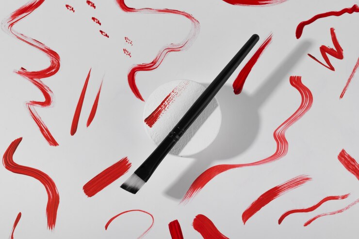 Free Photo comparison of different types of brush strokes