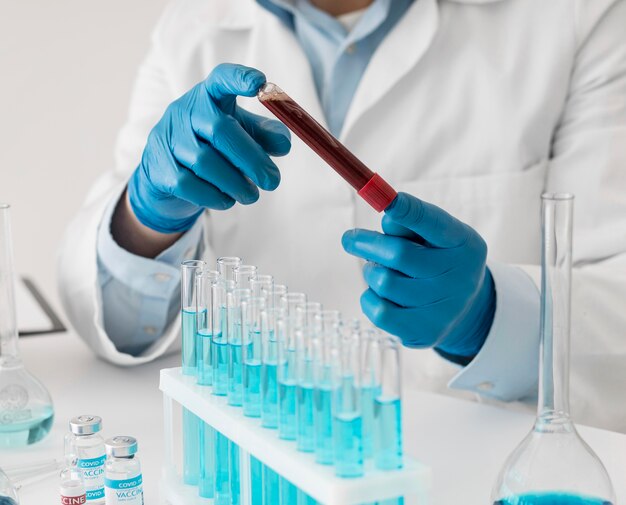 Composition of coronavirus vaccine in lab