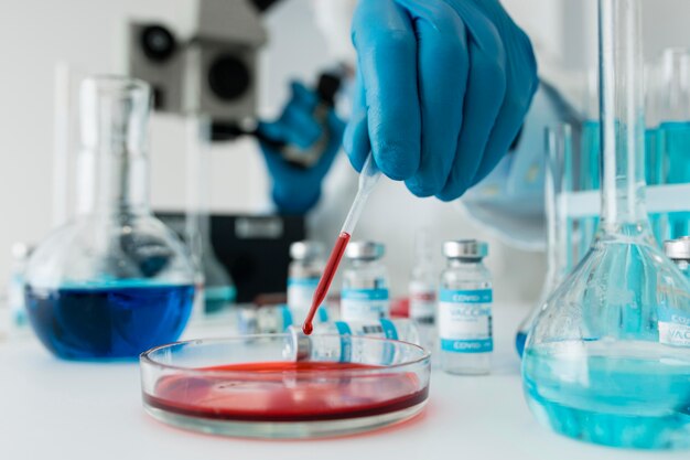 Composition of coronavirus vaccine in lab