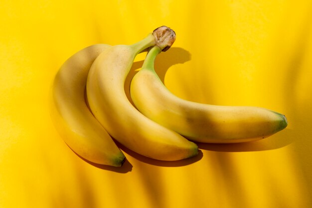 composition of delicious exotic bananas
