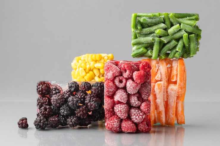 Бесплатный Фотография состав вкусных замороженных продуктов