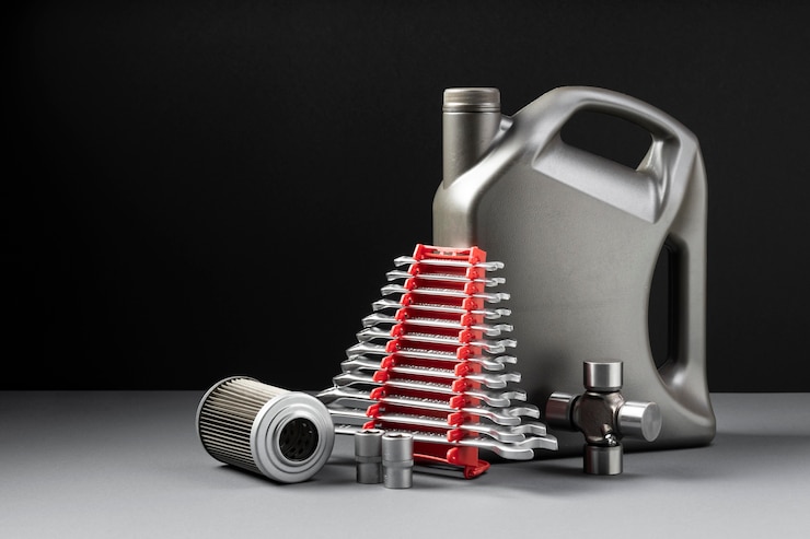 Free Photo composition of different car accessories
