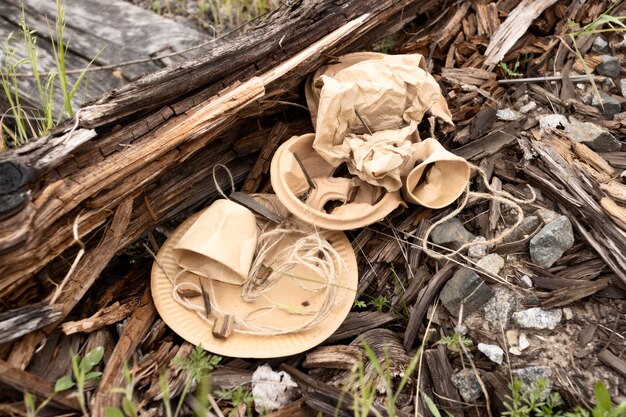 Composition of dirty dumped objects