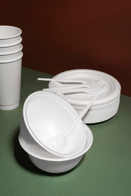 Composition of disposable tableware