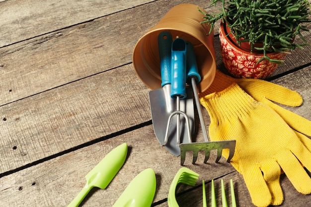 Composition of garden tools