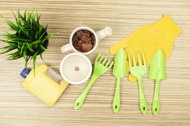 Composition of garden tools