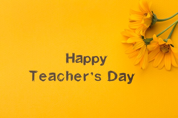 Composition of teacher's day elements