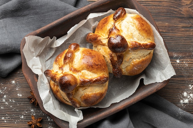 Composition of traditional bread of dead