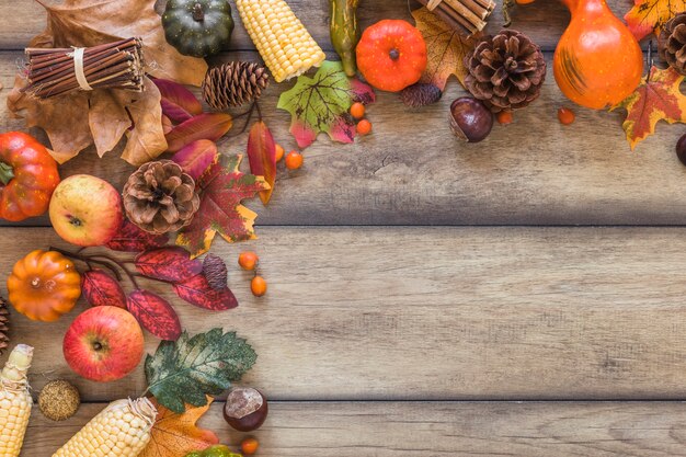 Composition of vegetables and foliage 