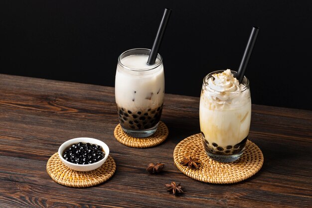 composition with delicious thai tea