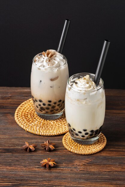 composition with delicious thai tea