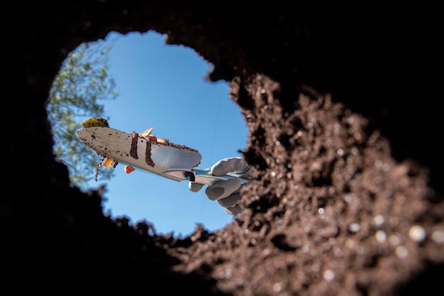 Foto gratuita concetto di natura morta del compost