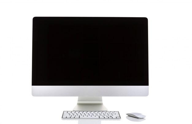 Computer screen on a white background