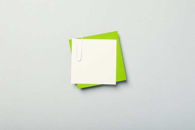 Free photo concept of different office accessories paper with clip