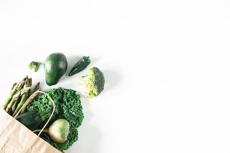 Free Photo the concept of healthy food a composition of healthy ingredients of vegetarian cuisine