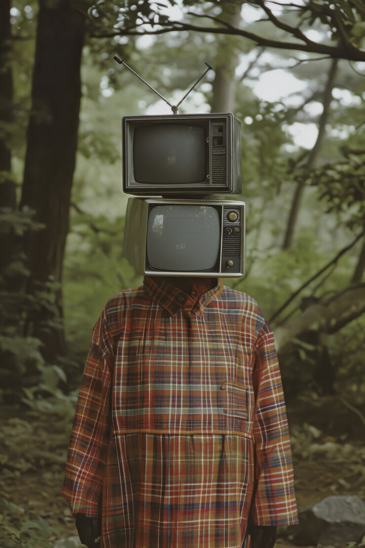 Free Photo concept portrait of overstimulated person
