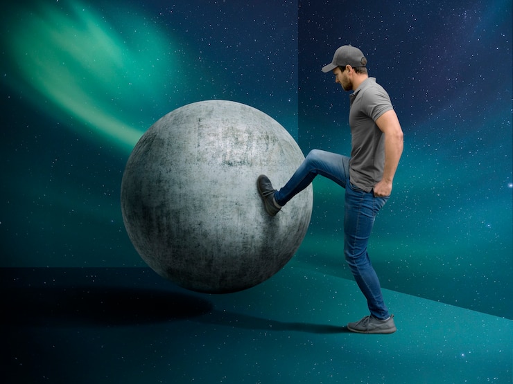 Free Photo conceptual human shape full shot
