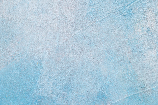 Free Photo concrete wall painted with blue color