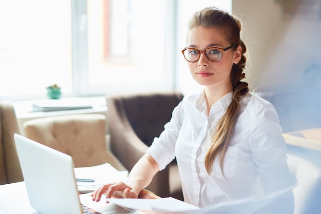 Confident Young Entrepreneur Posing for Photography