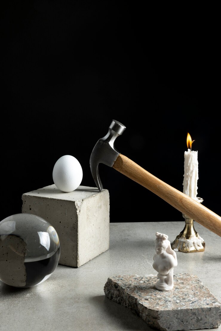 Free Photo construction hammer indoors still life