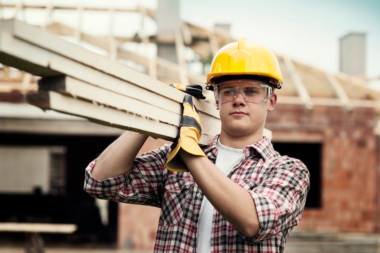 Free Photo construction worker