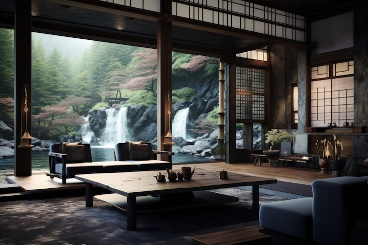 Free Photo contemporary  house interior design