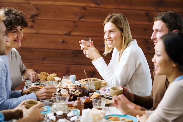 Conversation by table