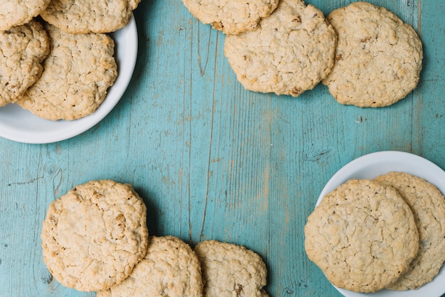 Foto gratuita scheda dei cookie