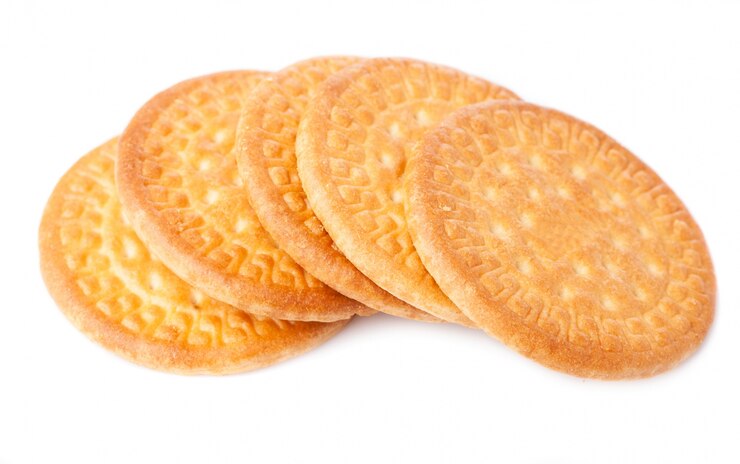 Free Photo cookies lined up