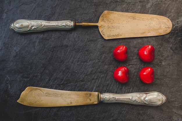 Cooking cherry dessert