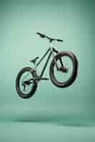 Бесплатное фото Крутой велосипед в студии