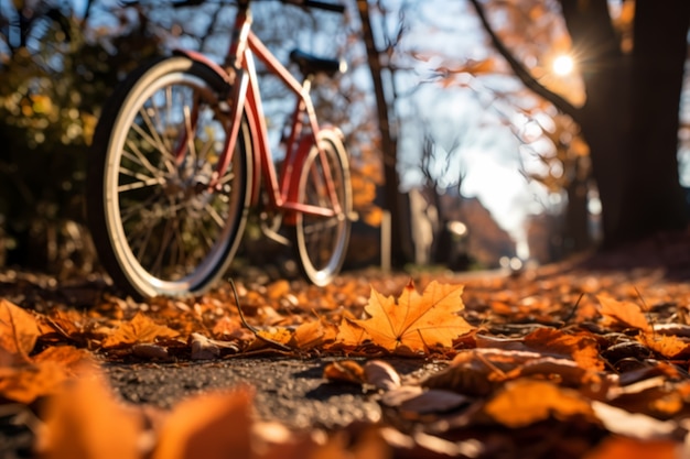 Free photo cool bicycle outdoors