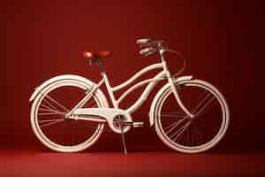 Free photo cool bicycle in studio