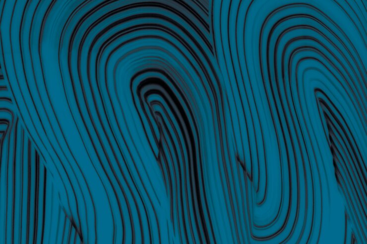 Free Photo cool blue textured background wavy pattern abstract art