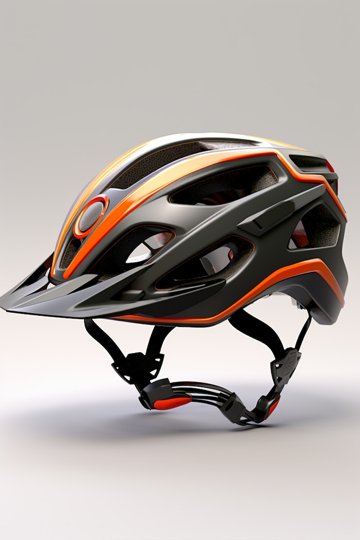 Free Photo cool helmet in studio