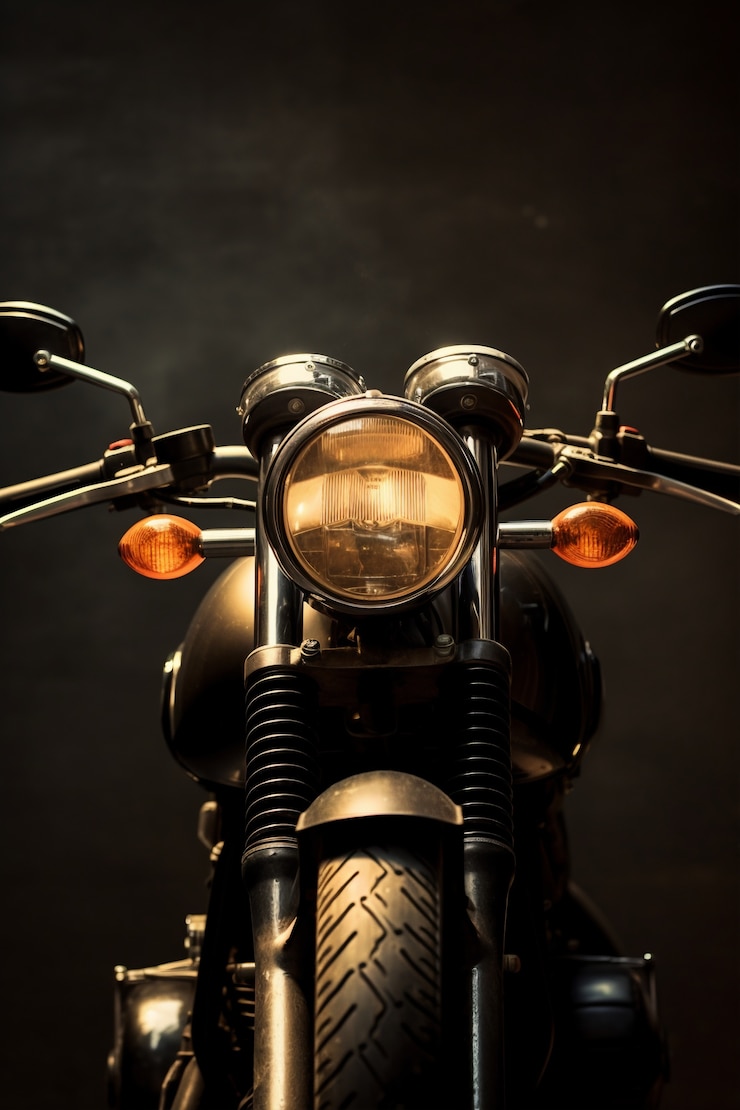 Free Photo cool motorcycle  indoors