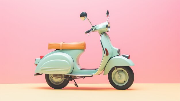 cool motorcycle  indoors