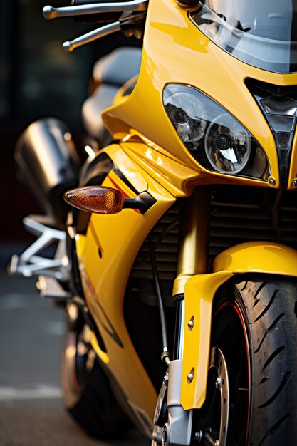 Cool motorcycle  indoors